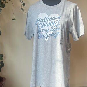 Hallmark Channel T-Shirt NWT
“Hallmark Channel is my Love Language”